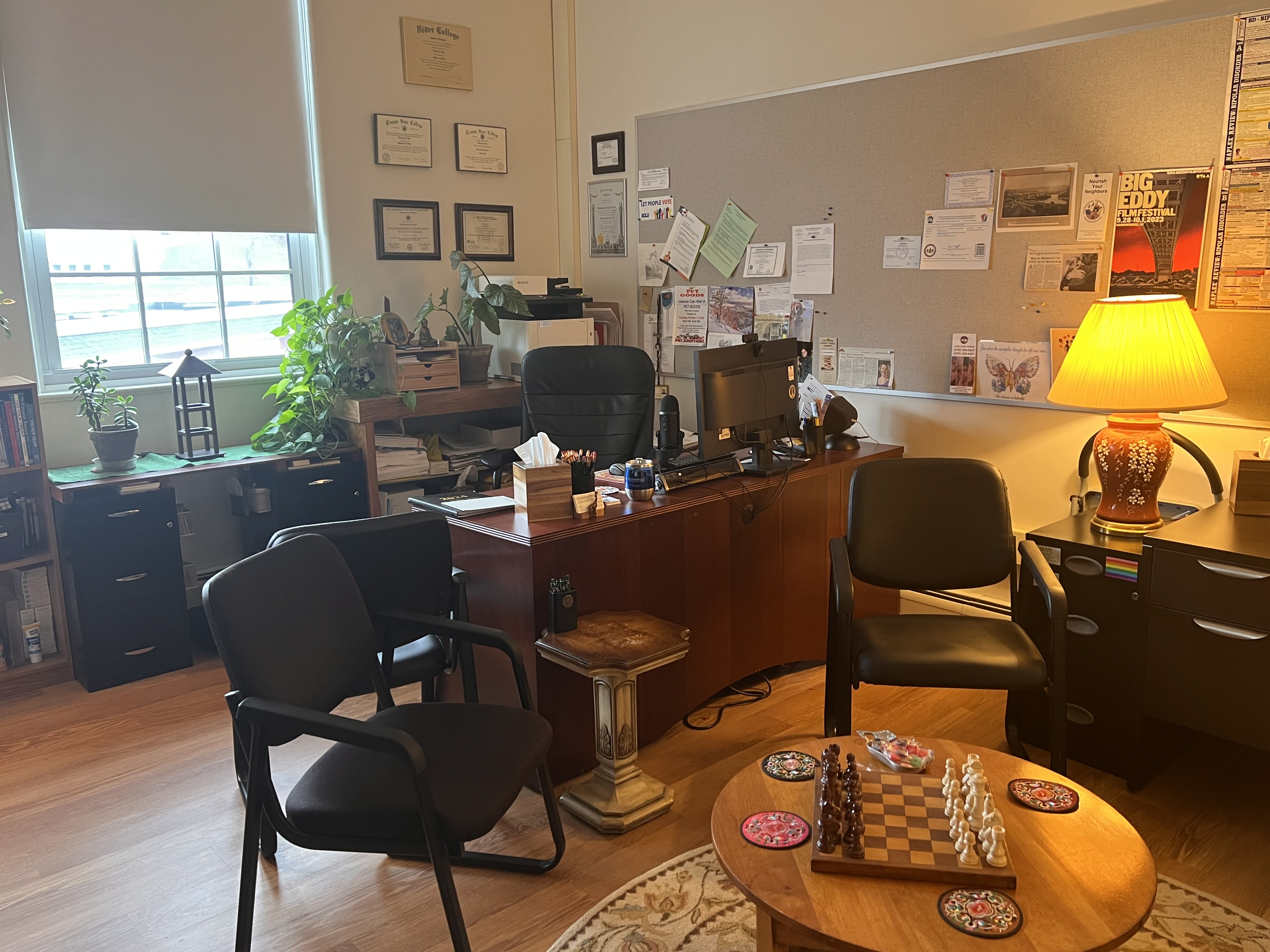 Office interior, Room 206-B